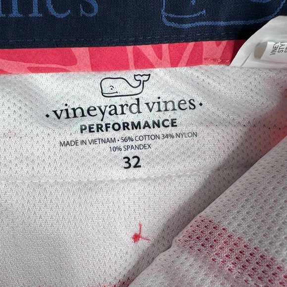Vineyard Vines Performance Breaker Shorts Mens 32 Pink Bloom Geometric AOP Golf‎ - Picture 8 of 10